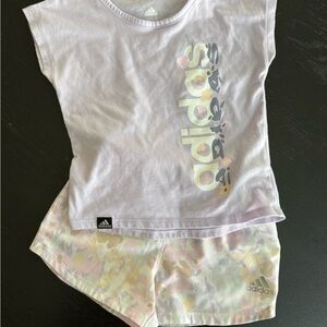 Adidas 18 Month Shorts and Tee Set